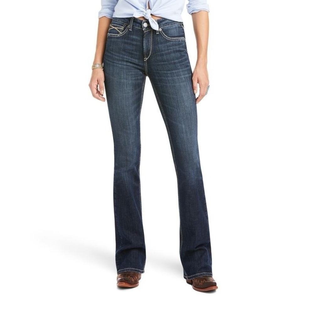 Ariat Real Denim Missouri Sienna Bootcut Jeans Women's 10R High Rise Cowboy